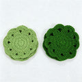 Green‑Flower Coaster