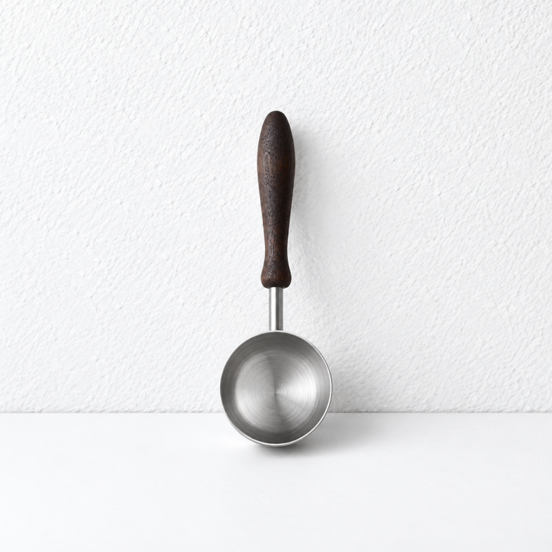 Measuring Scoop - Rounded Steel Bowl and Tapered Handle