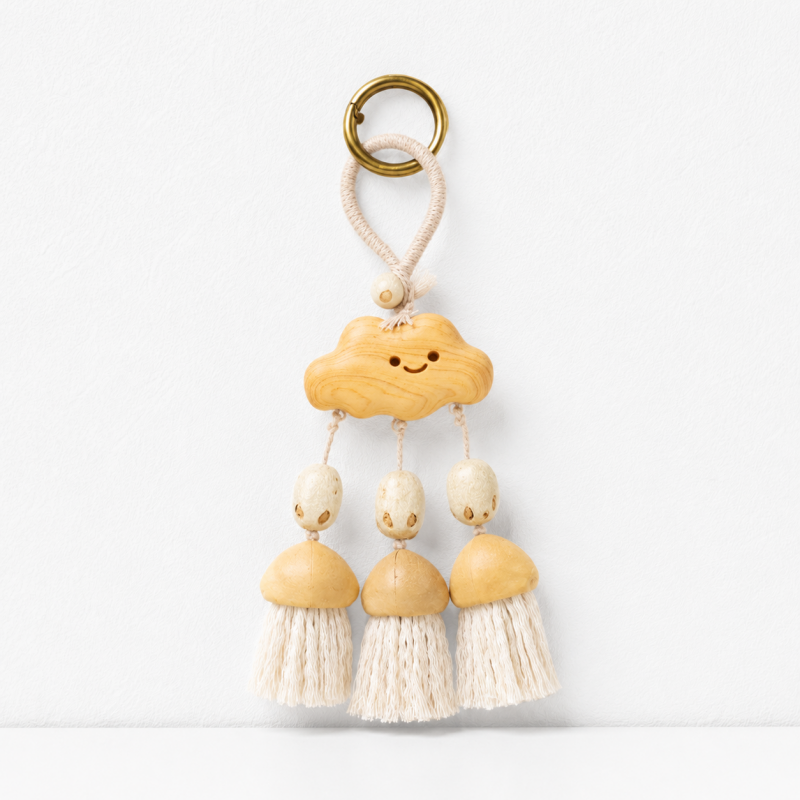 CouldNook Natural Seed Bag Charm - Boho Nut Pendant