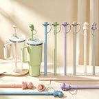CouldNook Silicone Straw Accessory Set - Decorative Straw Toppers