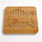 CouldNook Bamboo Openwork Trivet - Nine Decorative Shaped Designs