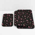 CouldNook Patterned Folding Mirror - Printed Cover And Fold-Back Tabletop Support