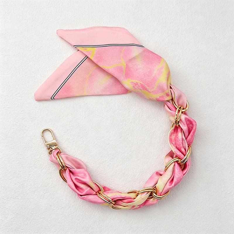 CouldNook Botanical Scarf Phone Wrist Strap - Upscale Anti‑Drop Lanyard