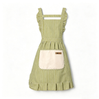 CouldNook Ruffle Stripe Apron‑Women Kitchen Cooking Apron