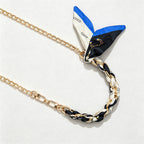 CloudNook Scarf Chain Phone Wrist Strap‑Braided Anti‑Lost Lanyard