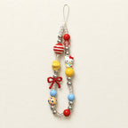 CouldNook Mixed Motif Beaded Phone Charm - Loop Cord Attachment