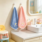 CouldNook Daisy Hand Towel - Soft Square Hanging Cloth