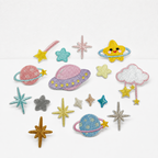 CouldNook Celestial Embroidered Patch - Stars Moons and Sky Motifs
