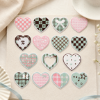CouldNook Heart Pattern Patch - Checks Florals and Color Options