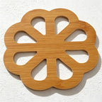 CouldNook Bamboo Openwork Trivet - Nine Decorative Shaped Designs