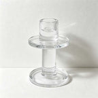 CouldNook Candle Holder And Taper Collection - Glass Bases And Separate Candles