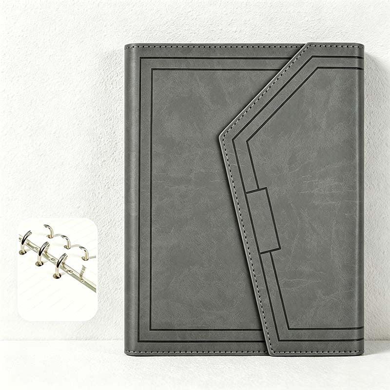 CouldNook A5 Ring Binder Notebook - Tri-Fold Pocket Cover