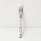 Riveted Flatware - Pearlescent Handles and Polished Steel Heads