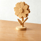 CouldNook Wooden Sunflower Trivet Set - Standing Petal Display