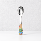 CouldNook Children Flatware - Colorful Cartoon Animal Handles Accent
