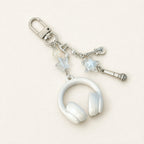 CouldNook Headphone Music Keychain - Star and Instrument Charms