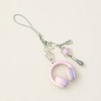 CouldNook Headphone Music Keychain - Star and Instrument Charms