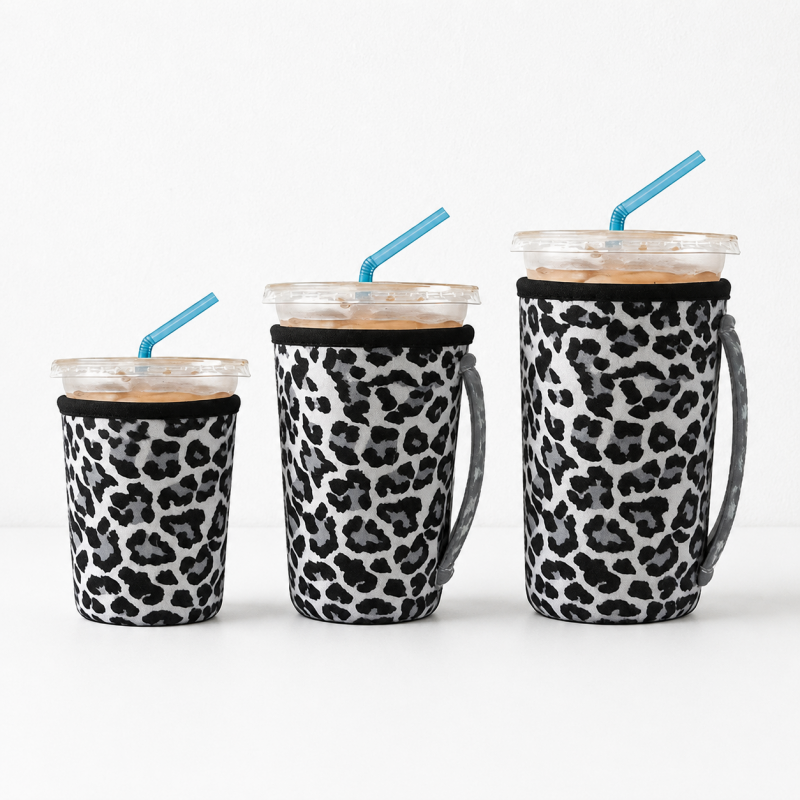 CouldNook Neoprene Cup Carrier - Patterned Body and Side Strap