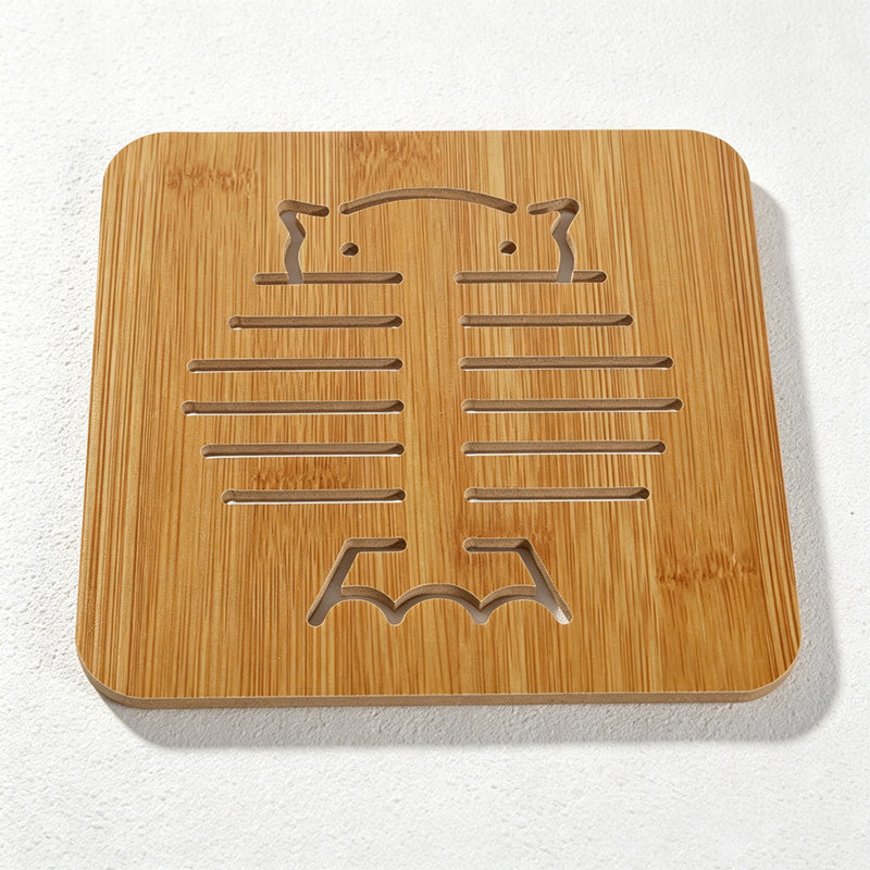 CouldNook Bamboo Openwork Trivet - Nine Decorative Shaped Designs