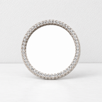 CouldNook Decorative Mirror Accessory - Sculpted Outlines And Ornamental Border Designs