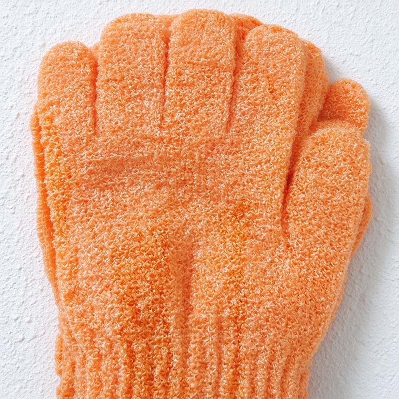 CouldNook Bath Glove - Looped Texture and Ribbed Wrist Cuff