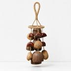 CouldNook Botanical Seed Bag Charm - Forest Nut Keychain