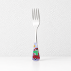 CouldNook Children Flatware - Colorful Cartoon Animal Handles Accent