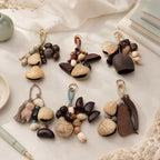 CouldNook Natural Seed Bag Charm - Forest Nut Pendant