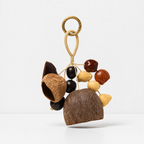 CouldNook Natural Seed Bag Charm - Boho Nut Pendant