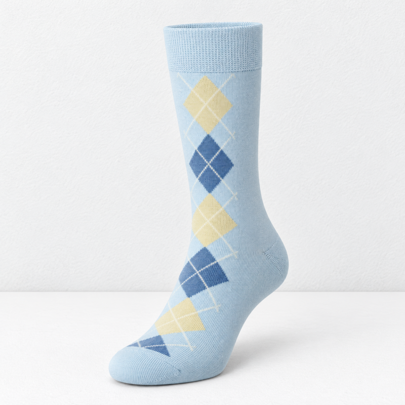CouldNook Argyle Split-Toe Socks - Diamond Pattern