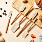 CouldNook Silicone Baking Spatulas - Mixing Scraping and Spreading Tools