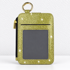 Card Wallet - ID Window and Side Zipper Pocket