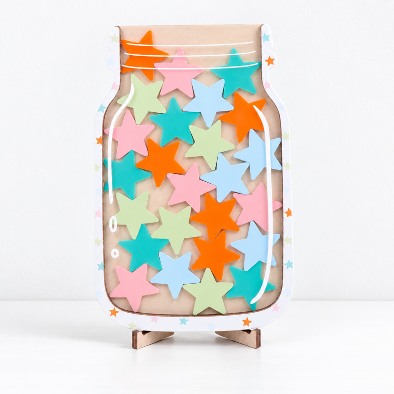 CouldNook Reward Jar - Visible Token Display And Playful Themed Designs
