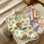 CouldNook Polka Dot Crew Socks - Bold Dot Pattern