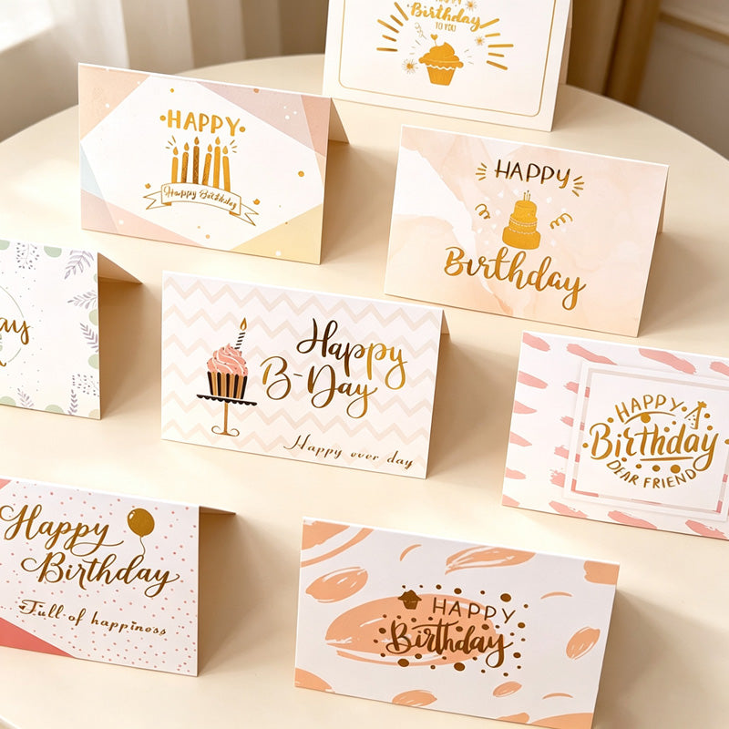 CouldNook Birthday Greeting Card - Pastel Foil Message Designs
