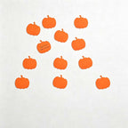 CouldNook Pumpkin-Shaped Sticky Notes - Blank Orange Pages and Rounded Outline
