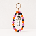 CouldNook Halloween Beaded Keychain - Colorful Loops and Character Pendants