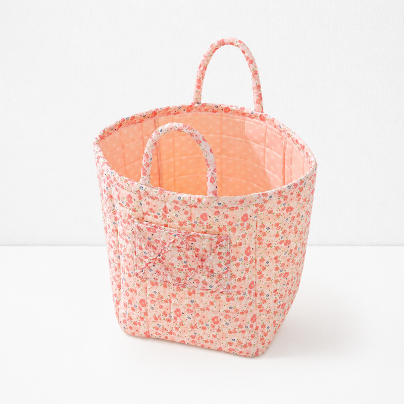 CouldNook Floral Storage Basket - Open Top and Two Sizes