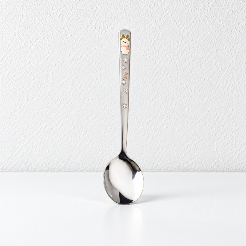 CouldNook Stainless Steel Dessert Spoon - Slender Long Handle