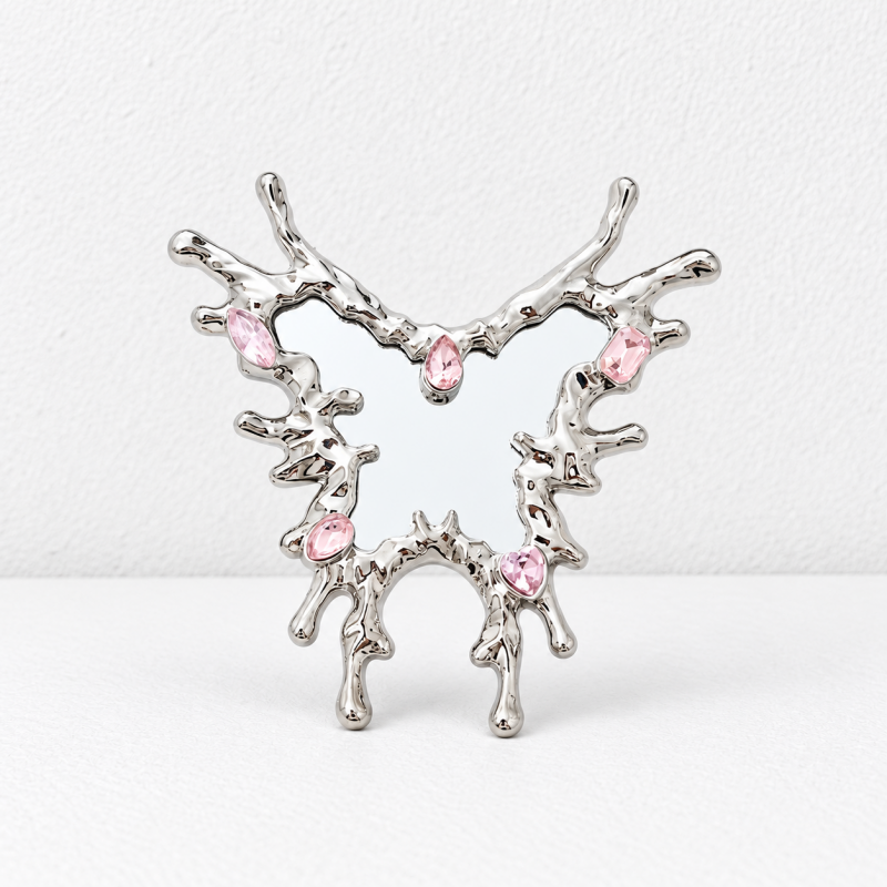 CouldNook Decorative Mirror Accessory - Sculpted Outlines And Ornamental Border Designs