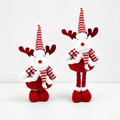 CouldNook Extendable Christmas Character Doll - Striped Hats and Standing Pose
