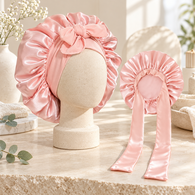 CouldNook Sleep Bonnet - Wide Band Bow Ties