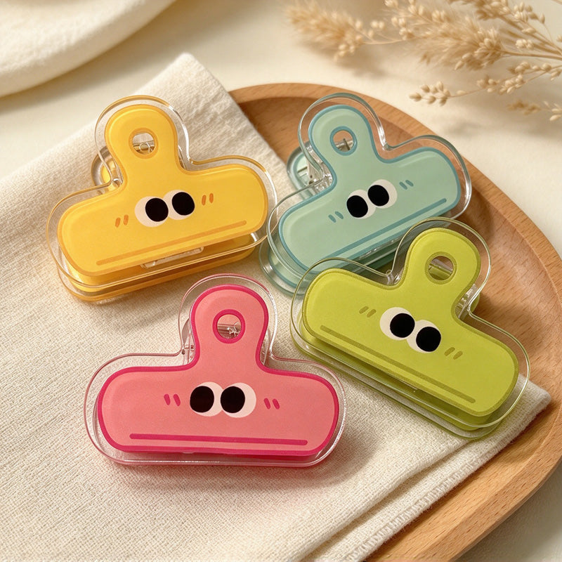 CouldNook Eye Memo Clip - Cartoon Eyes And Bright Colored Outline