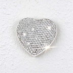 CouldNook Heart Folding Mirror - Rhinestone Decoration and Compact Style Options