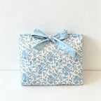 CouldNook Quilted Cosmetic Bag - Floral Prints and Bow Pattern Options