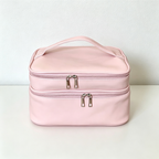 CouldNook Double-Layer Toiletry Bag - Dual-Zipper Carry Design Collection