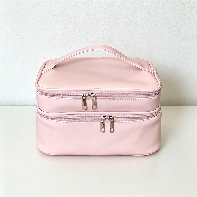 CouldNook Double-Layer Toiletry Bag - Dual-Zipper Carry Design Collection