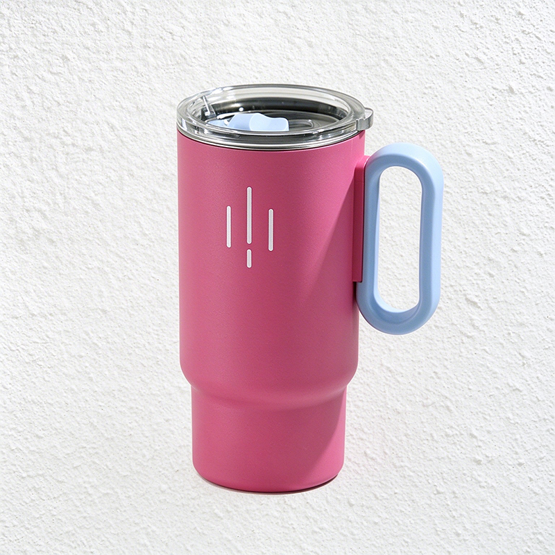CouldNook Handled Coffee Cup - Bright Colors and Contrasting Rectangular Handle