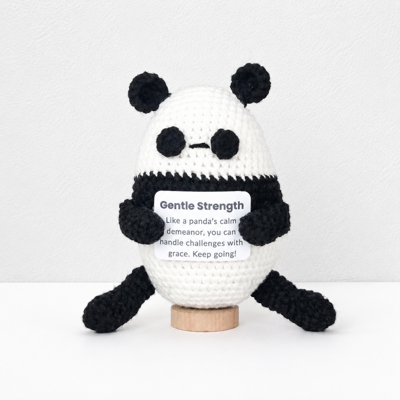 CouldNook Assorted Animal Message Figure - Wooden Display Base