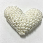 CouldNook Cotton Yarn Heart Ornament - Assorted Solid Colors